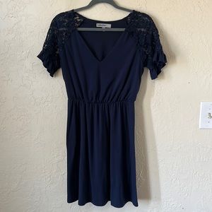Bailey blue mini dress in navy blue